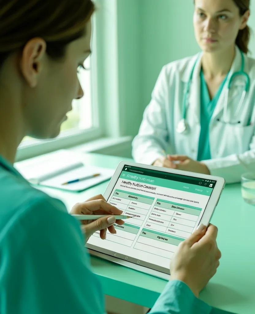 Nutrition consultation data verification